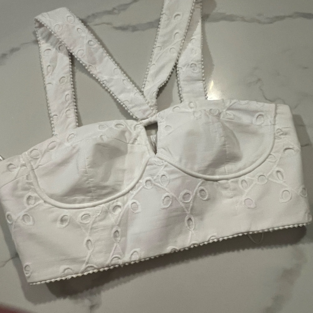 White Crop Top
